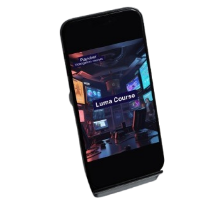 Smartphone displaying a colorful app interface on a white background